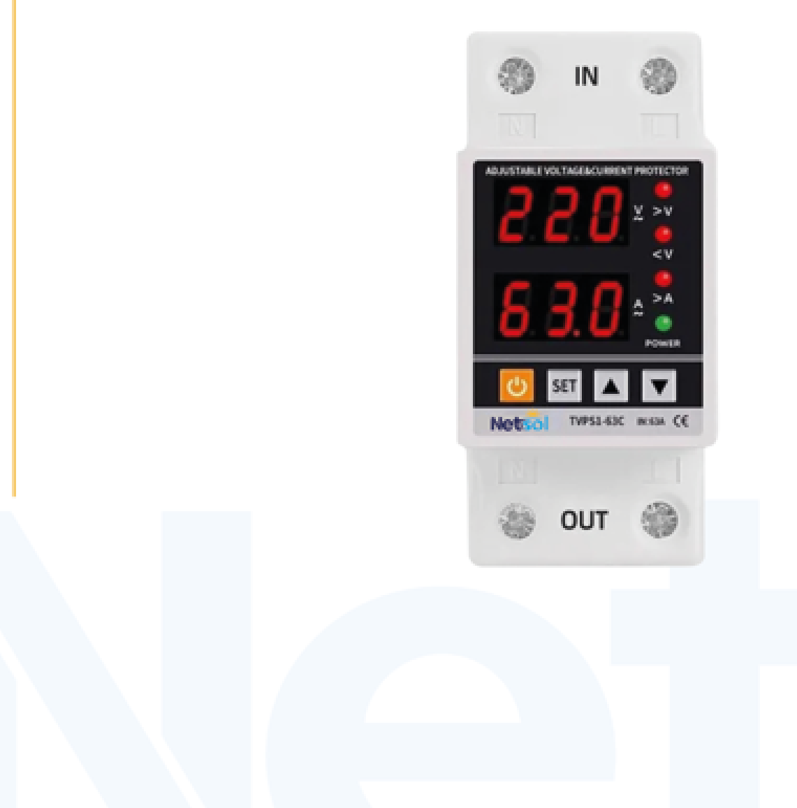 Protector de Voltaje Inteligente NP2 WIFI NetSol
